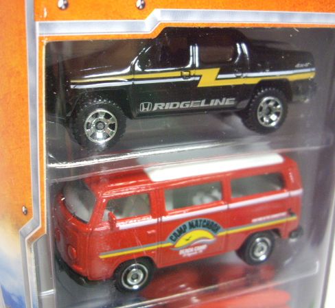 画像: 2012 MATCHBOX 5PACK - OUTDOOR ADVENTURE (Honda Ridgeline / Volkswagen T2 Bus / Ford F-Series Truck w/boat / MBX Motor Home / Travel Trailer)