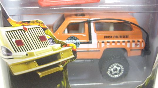 画像: 2012 MATCHBOX 5PACK - BRUSH FIRE RESCUE (Yamaha Rhino / Ford F-550 Super Duty Fire Truck / International WorkStar BrushFire Truck / Rescue Helicopter / Chevy Blazer 4x4)