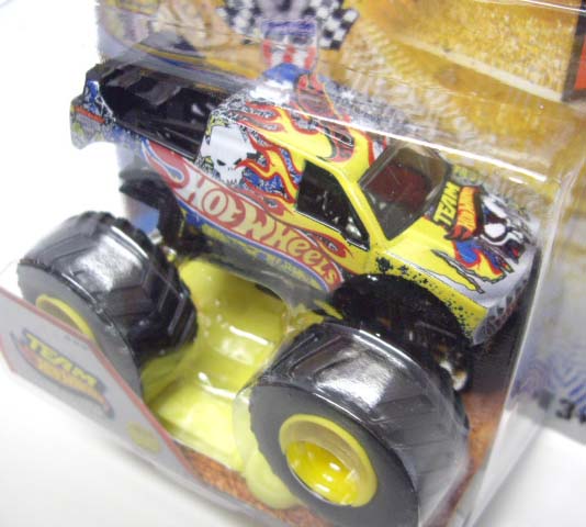 画像: 2013 MONSTER JAM included CRUCHABLE CAR! 【TEAM HOT WHEELS FIRESTORM】 GRAY (1ST EDITIONS)