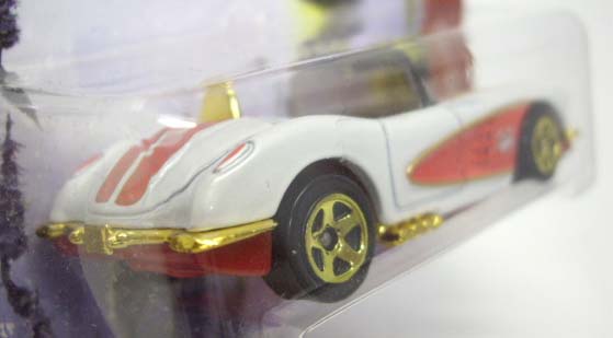 画像: 2012 WALMART EXCLUSIVE HOLIDAY HOT RODS 【'58 CORVETTE】 WHITE-RED/5SP