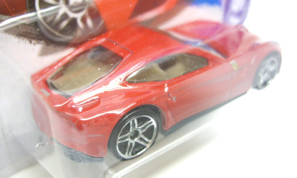 画像: 【FERRARI F12 BERLINETTA】　RED/PR5 (NEW CAST) (インターナショナル・ショートカード）