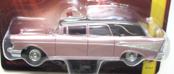 画像: FOREVER 64 R27 【1957 CHEVY (HEARSE)】 SILVERPINK/RR 