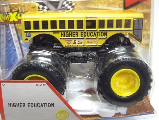 画像: 2013 MONSTER JAM included CRUCHABLE CAR! 【HIGHER EDUCATION】 YELLOW (1ST EDITIONS)