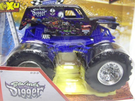 画像: 2013 MONSTER JAM included CRUCHABLE CAR! 【SON-UVA DIGGER】 BLACK