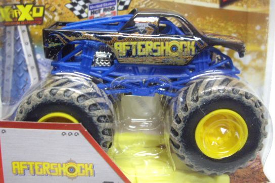 画像: 2013 MONSTER JAM included CRUCHABLE CAR! 【AFTERSHOCK】 BLACK (MWD TRUCKS)