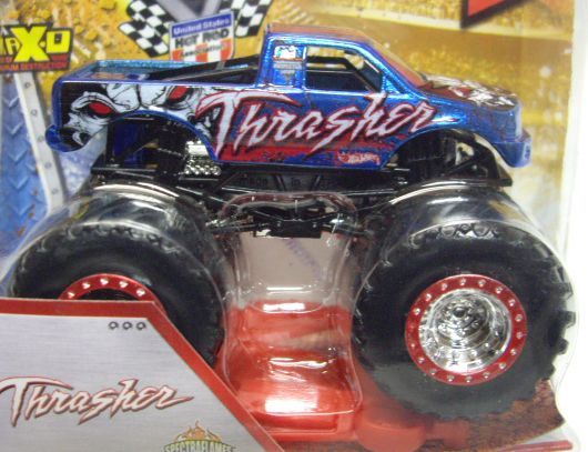 画像: 2013 MONSTER JAM included CRUCHABLE CAR! 【THRASHER】 SPEC.BLUE (SPECTRA FLAMES)