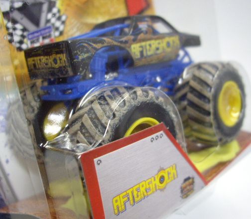 画像: 2013 MONSTER JAM included CRUCHABLE CAR! 【AFTERSHOCK】 BLACK (MWD TRUCKS)