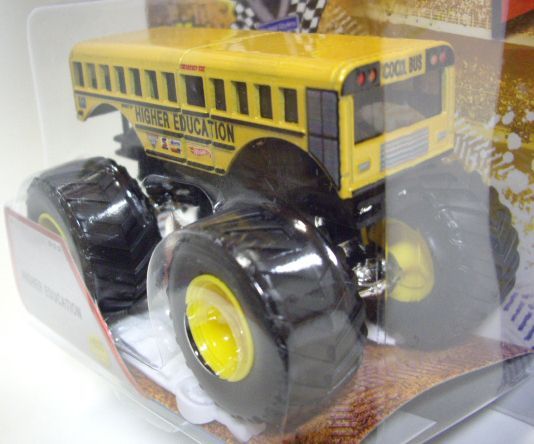 画像: 2013 MONSTER JAM included CRUCHABLE CAR! 【HIGHER EDUCATION】 YELLOW (1ST EDITIONS)