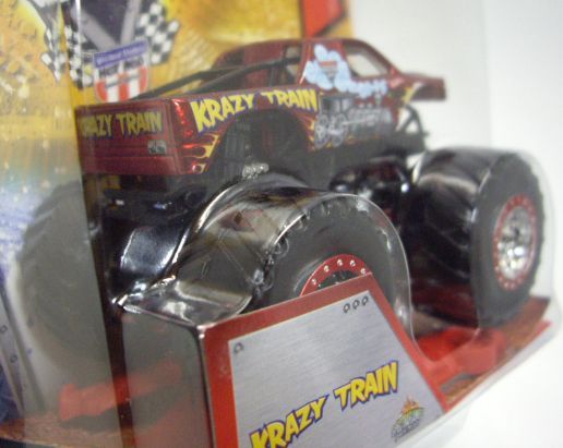 画像: 2013 MONSTER JAM included CRUCHABLE CAR! 【KRAZY TRAIN】 SPEC.RED (SPECTRA FLAMES)