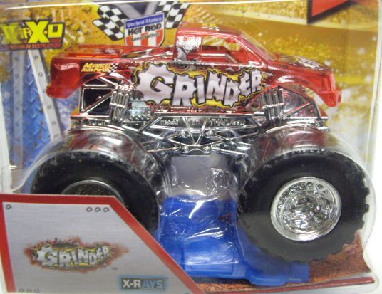 画像: 2013 MONSTER JAM included CRUCHABLE CAR! 【GRINDER】 CLEAR RED (X-RAYS)