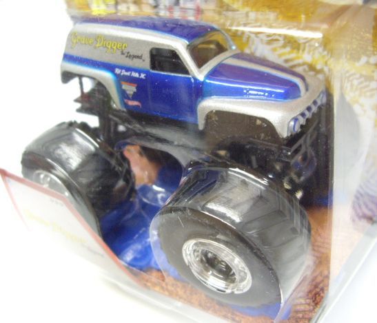 画像: 2013 MONSTER JAM included CRUCHABLE CAR! 【GRAVE DIGGER THE LEGEND】 SILVER-BLUE