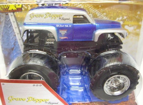 画像: 2013 MONSTER JAM included CRUCHABLE CAR! 【GRAVE DIGGER THE LEGEND】 SILVER-BLUE