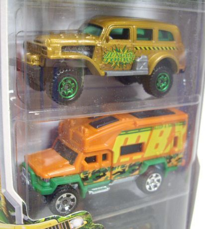 画像: 2013 MATCHBOX 5PACK  【JUNGLE】 ATV 6x6/Cliff Hanger(EX)/Jungle Crawler(EX)/Road Tripper(EX)/Jeep Wrangler 1998(EX) 