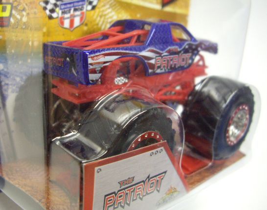 画像: 2013 MONSTER JAM included CRUCHABLE CAR! 【THE PATRIOT】 SPEC.BLUE (SPECTRA FLAMES)