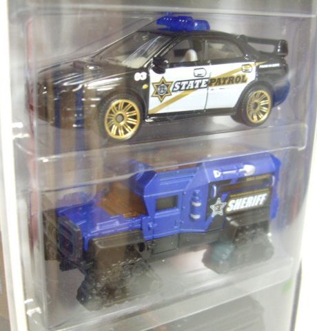 画像: 2013 MATCHBOX 5PACK  【POLICE】 Lamborghini Gallardo LP560-4 Police/2007 Ford Shelby GT500 Convertible/Subaru Impreza WRX Police/Frost Fighter/SWAT Truck