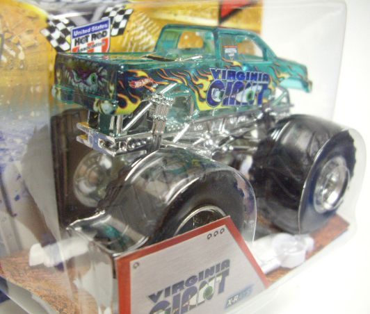 画像: 2013 MONSTER JAM included CRUCHABLE CAR! 【VIRGINIA GIANT】 CLEAR AQUA (X-RAYS)