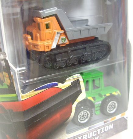 画像: 2013 MATCHBOX 5PACK  【CONSTRUCTION】 Skidster/1999 Chevy Silverado Pickup/2010 Road Roller/Trail Tipper/Tractor Shovel