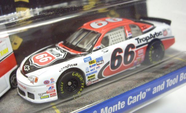 画像: 2000 HOT WHEELS RACING PIT CREW 【#66 TEAM PHILLIPS 34 RACING/CHEVROLET MONTE CARLO and TOOL BOX】　WHITE/RR