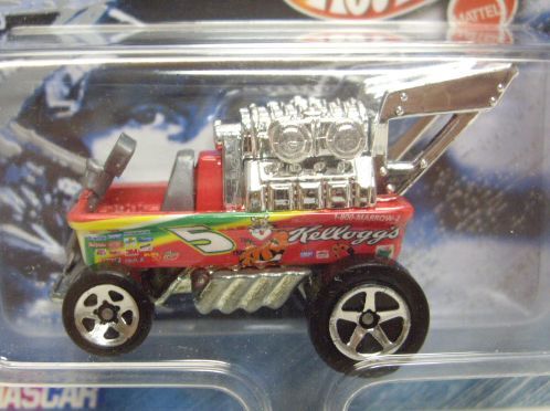 画像: 2000 HOT WHEELS RACING DRAGGIN' WAGON SERIES【#5 TEAM KELLOGG'S DRAGGIN' WAGON】　RED/5SP