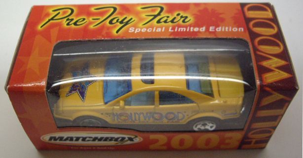 画像: 2003 PRE TOY FAIR HOLLYWOOD 【POLICE CAR】 YELLOW