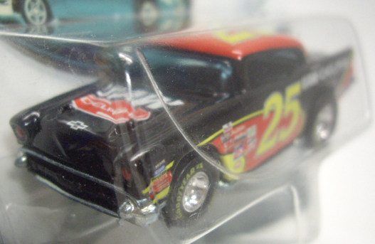 画像: 2002 HOT WHEELS RACING 【#25 TEAM UAW-DELPHI '57 CHEVY】 BLACK-RED/RR