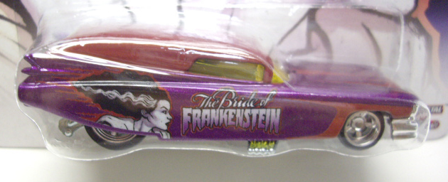 画像: 2013 POP CULTURE - UNIVERSAL STUDIOS MONSTERS 【'59 CADILLAC FUNNY CAR】 MAGENTA/RR (THE BRIDE OF FRANKENSTEIN)