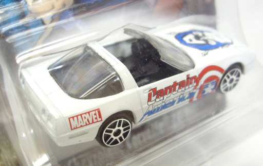 画像: 2003 MAISTO - ULTIMATE MARVEL 【CAPTAIN AMERICA - '91 CHEVROLET CORVETTE ZR-1】 WHITE