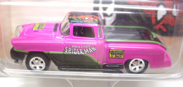 画像: 2003 JOHNNY LIGHTNING X-MEN 【THE AMAZING SPIDER MAN - KOPPER KART】 PINK-BLACK