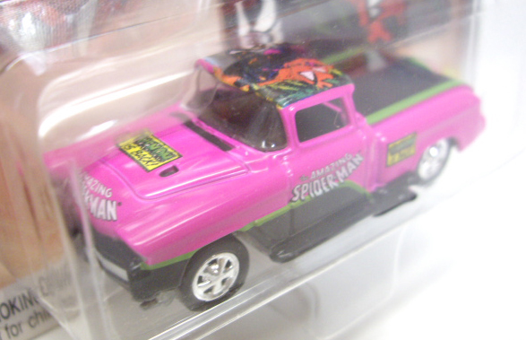 画像: 2003 JOHNNY LIGHTNING X-MEN 【THE AMAZING SPIDER MAN - KOPPER KART】 PINK-BLACK