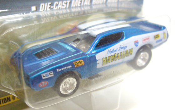 画像: 1995 JOHNNY LIGHTNING - DRAGSTERS USA 【ROLAND LEONG '71 HAWAIIAN】　BLUE