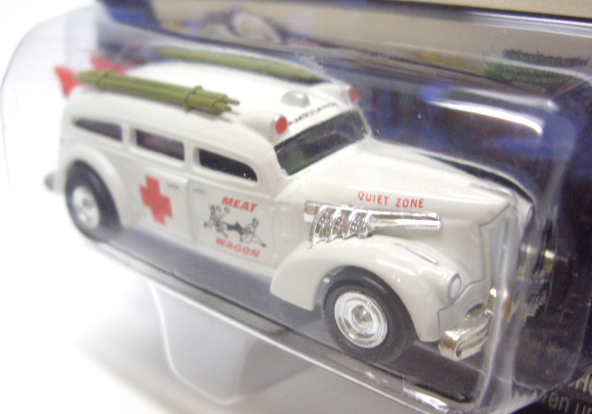 画像: 1999 JOHNNY LIGHTNING - FRIGHT'NING LIGHTNINGS 【MEAT WAGON】　WHITE/RR