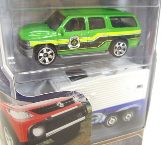 画像: 2013 MATCHBOX 5PACK  【OUTDOOR】 1985 Toyota 4Runner(EX)/'43 Jeep Willys(EX)/Volkswagen Saveiro Cross/Chevy Suburban(EX)/Travel Trailer(EX)