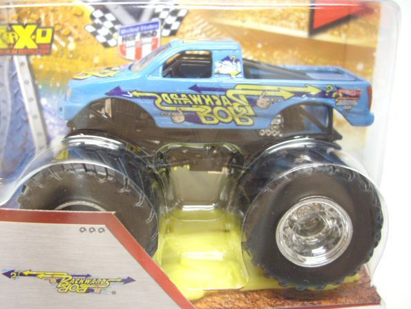 画像: 2013 MONSTER JAM included CRUCHABLE CAR! 【BACKWARD BOB】 LT.BLUE