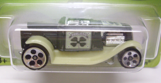 画像: 2007 WALMART EXCLUSIVE CLOVER CARS 【HOOLIGAN】　FLAT DK.GREEN/5H