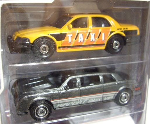 画像: 2013 MATCHBOX 5PACK  【AIRPORT】 Chevy Transport Bus/Ford Crown Victoria Taxi 2006/Limousine/MBX Tanker/Airport Fire Tanker 