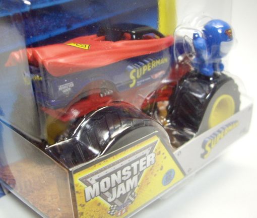 画像: 2014 MONSTER JAM included MONSTER JAM FIGURE! 【SUPERMAN】 BLUE-RED(2014 NEW LOOK!)