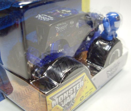 画像: 2014 MONSTER JAM included MONSTER JAM FIGURE! 【SON-UVA DIGGER】 BLACK (EDGE GLOW ROLL CAGE)