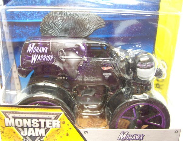 画像: 2014 MONSTER JAM included MONSTER JAM FIGURE! 【MOHAWK WARRIOR】 BLACK (TRACK ACE TIRES)