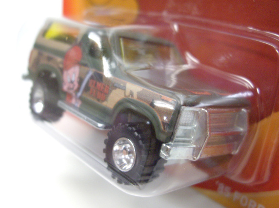 画像: 2014 POP CULTURE - LOONEY TUNES 【'85 FORD BRONCO】 FLAT OLIVE/RR (ELMER FUDD)