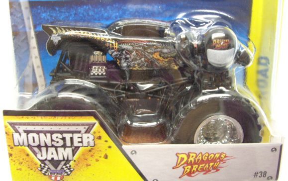 画像: 2014 MONSTER JAM included MONSTER JAM FIGURE! 【DRAGON BREATH】 BLACK