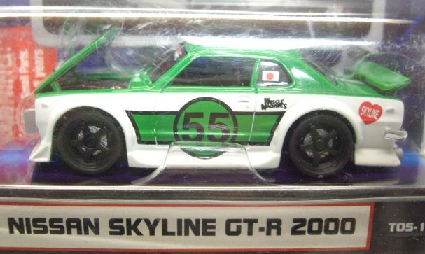 画像: 2005 MUSCLE MACHINES - IMPORT TUNER 【NISSAN SKYLINE GT-R 2000】 WHITE-GREEN