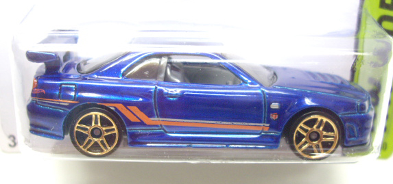 画像: 【NISSAN SKYLINE GT-R (R34)】　BLUE/PR5