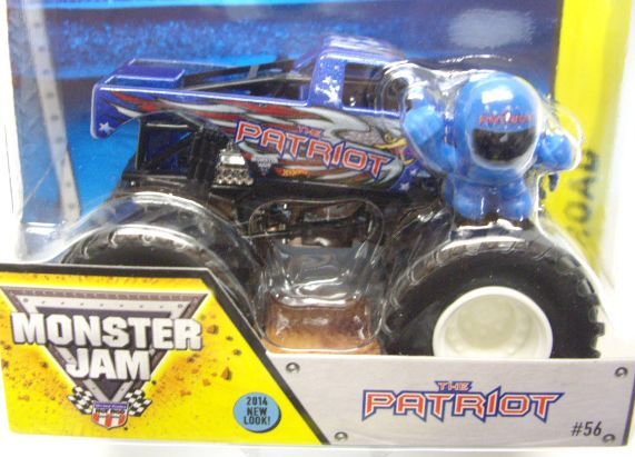 画像: 2014 MONSTER JAM included MONSTER JAM FIGURE! 【THE PATRIOT】 BLUE (2014 NEW LOOK!)