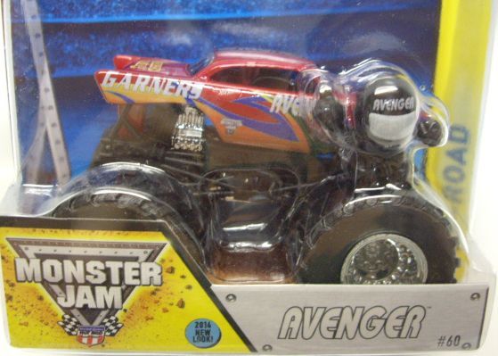 画像: 2014 MONSTER JAM included MONSTER JAM FIGURE! 【AVENGER】 DK.RED (2014 NEW LOOK!)