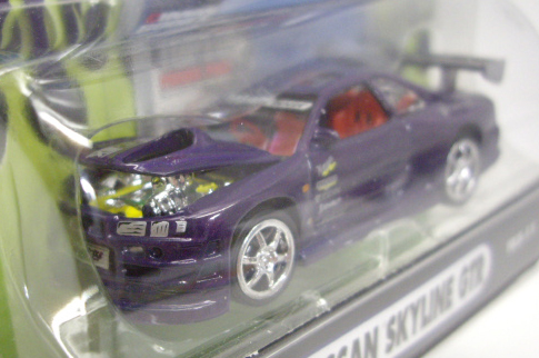 画像: 2002 MUSCLE MACHINES - IMPORT TUNER 【'00 NISSAN SKYLINE GTR】 PURPLE