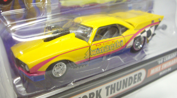 画像: 2003 MUSCLE MACHINES - NITRO COUPE 【"NEW YORK THUNDER" '68 CAMARO】 YELLOW/RR