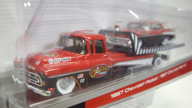 画像: 2014 MAISTO - ALL STARS ELITE TRANSPORT 【1957 CHEVROLET FLATBED/1957 CHEVROLET BEL AIR】 RED 