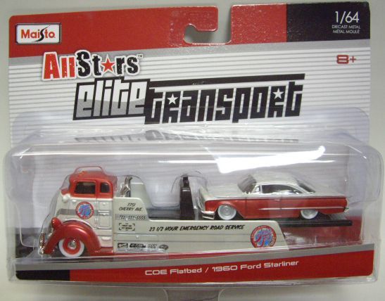 2014 MAISTO - ALL STARS ELITE TRANSPORT 【COE FLATBED/1960 FORD STARLINER】