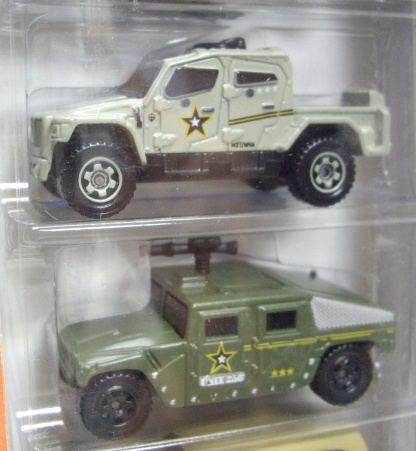 画像: 2014 MATCHBOX 5PACK  【BATTLE MISSION】 Mission Helicopter(EX)/International MXT(EX)/Hummer With Gun(EX)/Jungle Crawler/Armored Response Vehicle