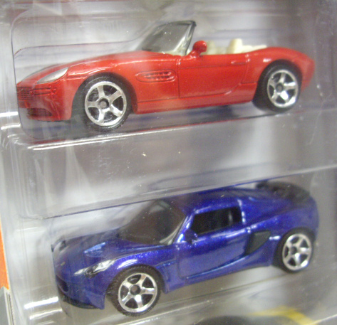 画像: 2014 MATCHBOX 5PACK  【MBX EXOTICS】 Lamborghini Miura P400S(EX)/BMW Z8(EX)/Lotus Exige/2008 Chevy Corvette ZR1(EX)/VW W12 Concept(EX)